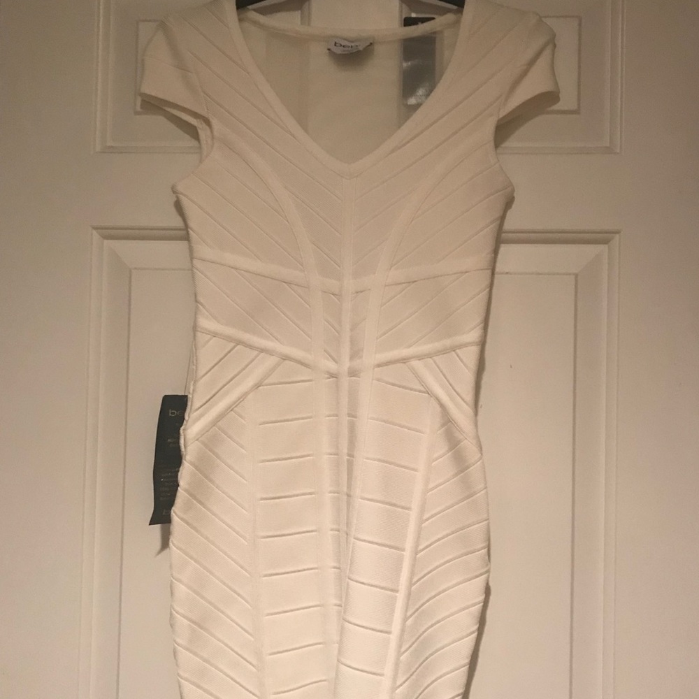 Bebe white dress